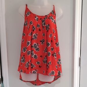 TORRID strappy drapey tank Size 1, Red